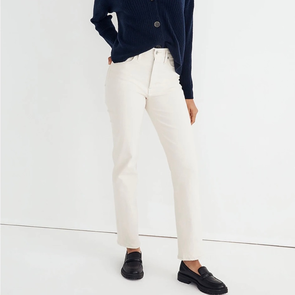 New Madewell Tall Perfect Vintage Straight Jean in Vintage Canvas Wash 32 Tall